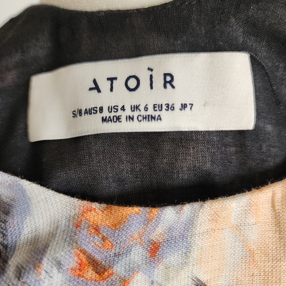 Romper Playsuit By ATOIR- 100% Light Cotton Summer Floral - Picture 4 of 4